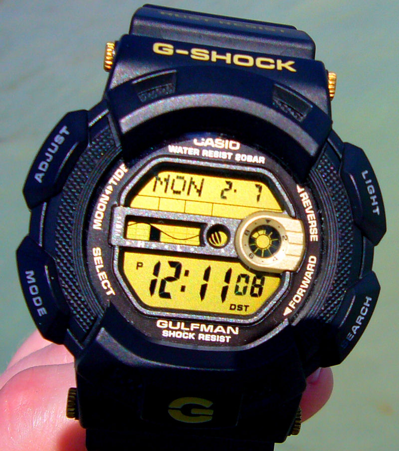 50 Gs: G-Shock #6: Dawn Black Gulfman in Key West