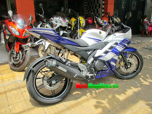 Yamaha R15 2014 màu xanh