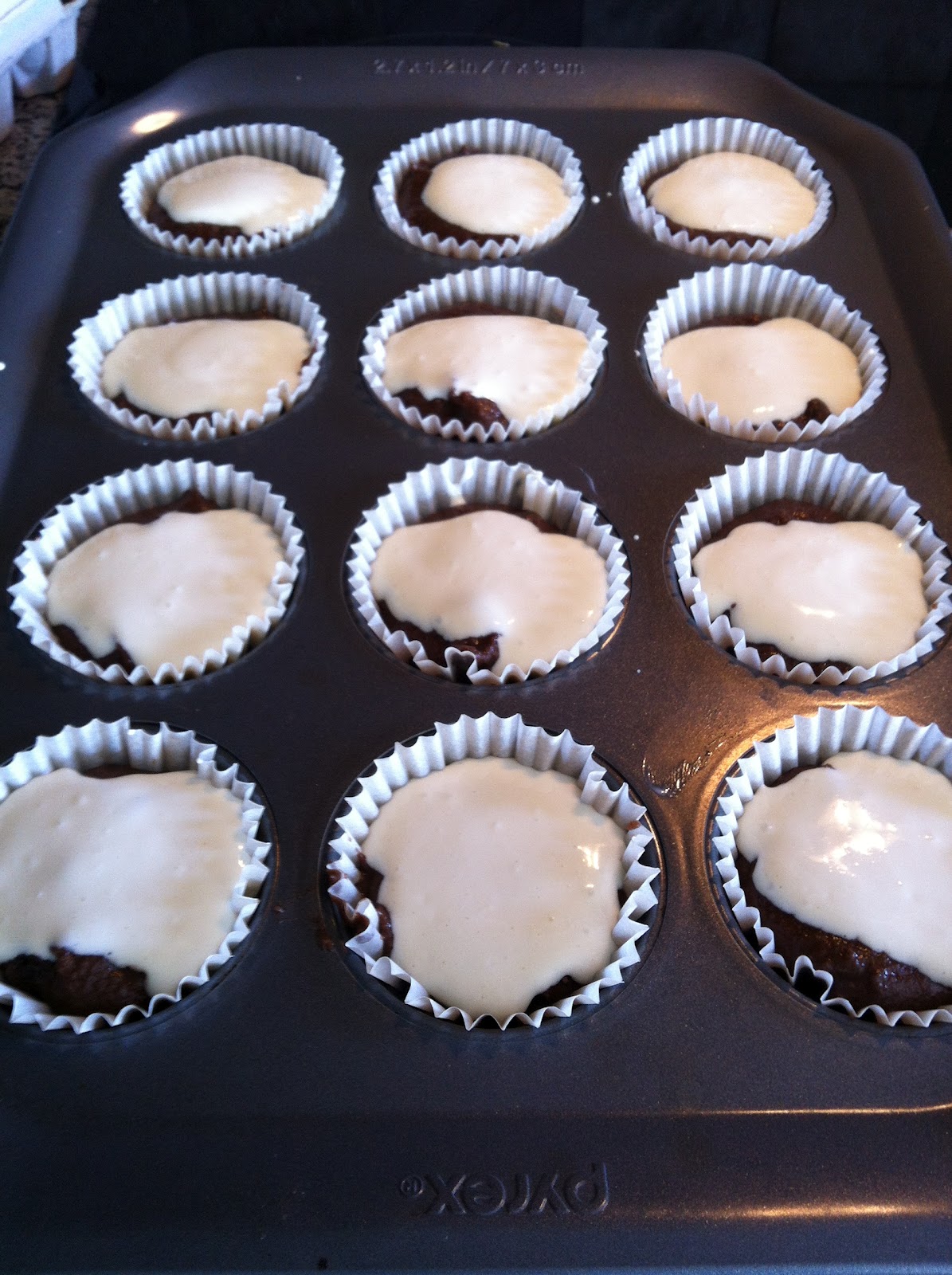 Alyssa's Food Evolution Black Bottom Cupcakes