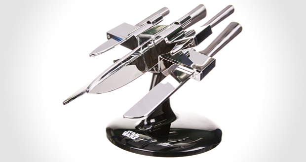  Star Wars X-Wing Knife Block - Kitchenware for Star Wars Fans -  Includes 5 Knives : Tools & Home Improvement