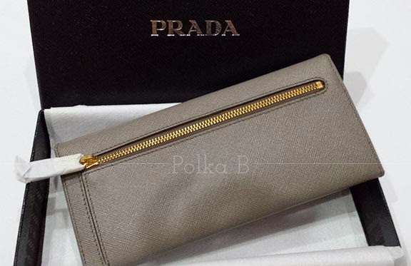 prada argilla saffiano metal leather continental wallet 1m1132 ...