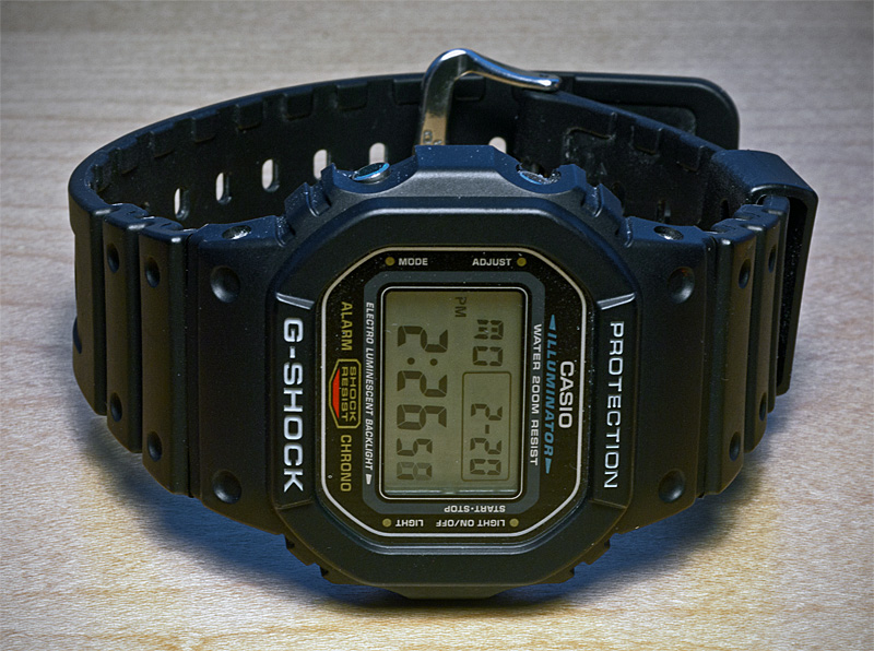 The SelfConfessed Geek In Paise of the Cheap, Black, Plastic GShock