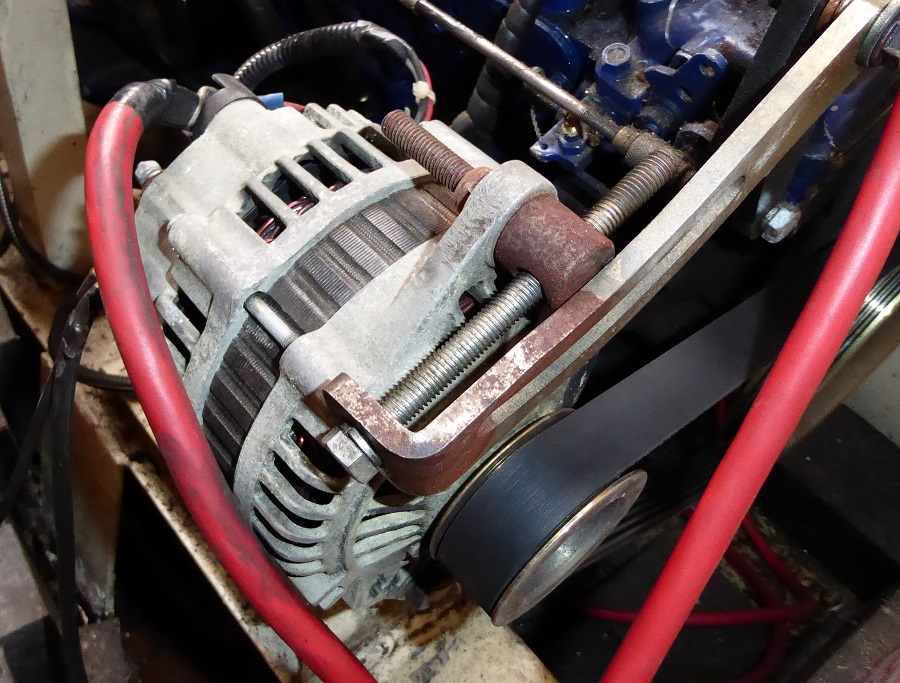 Halfie Alternator gets very hot