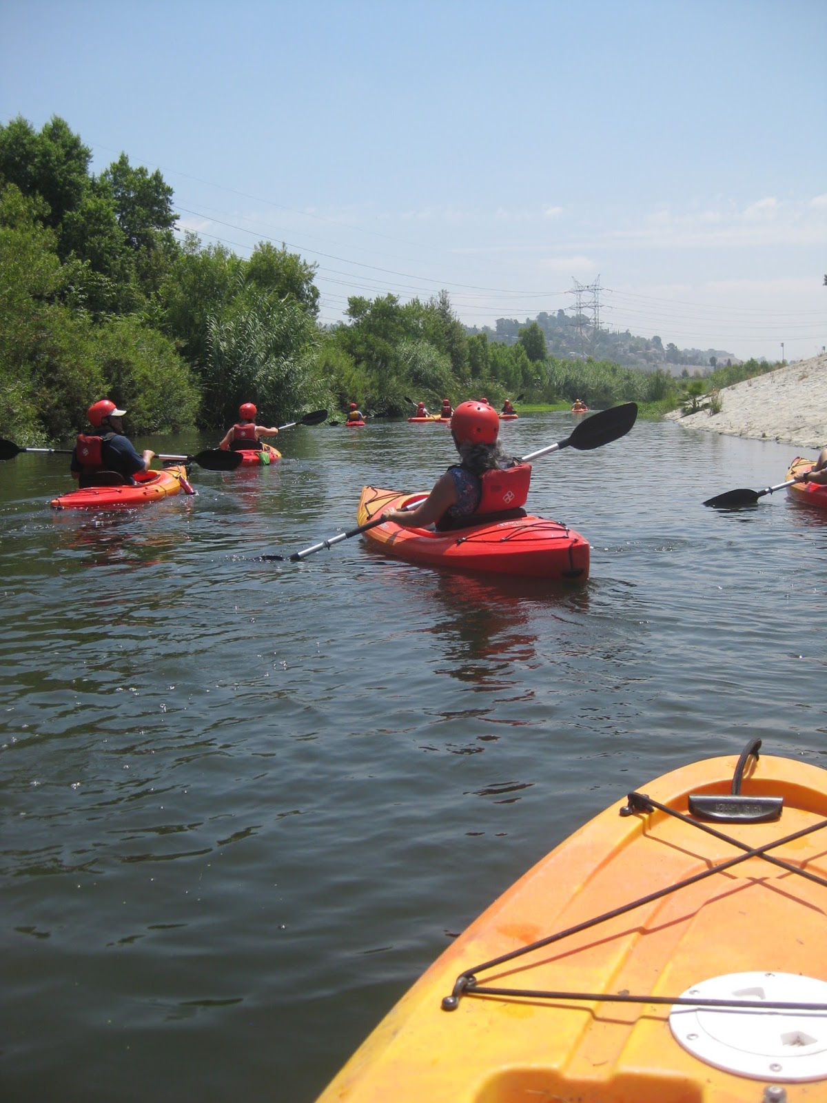 Kayaking the Los Angeles River (Glendale Narrows) August 2013