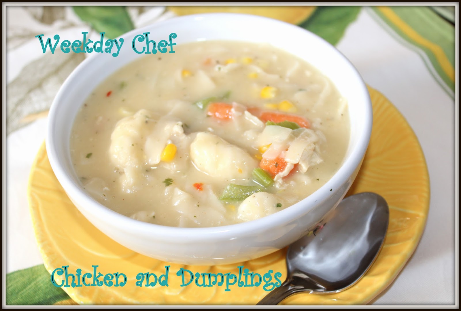 Weekday Chef Chicken and Dumplings with Jiffy Biscuit Mix
