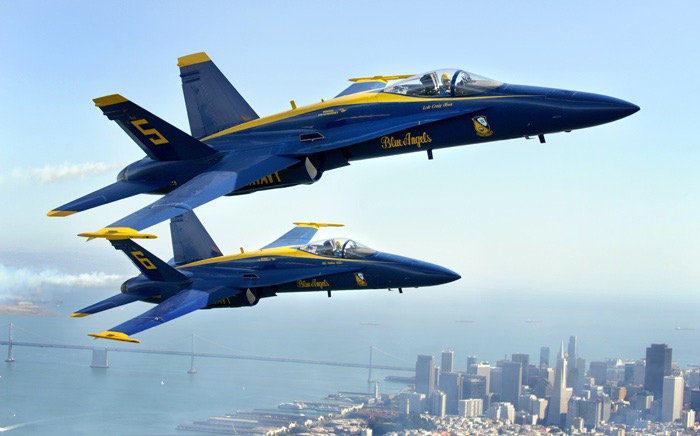 US Navy's Blue Angels