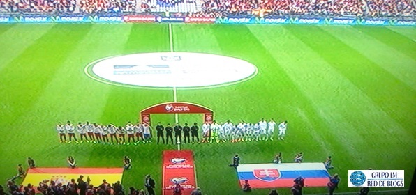 Selección de España y de Macedonia Selección de España y de Macedonia