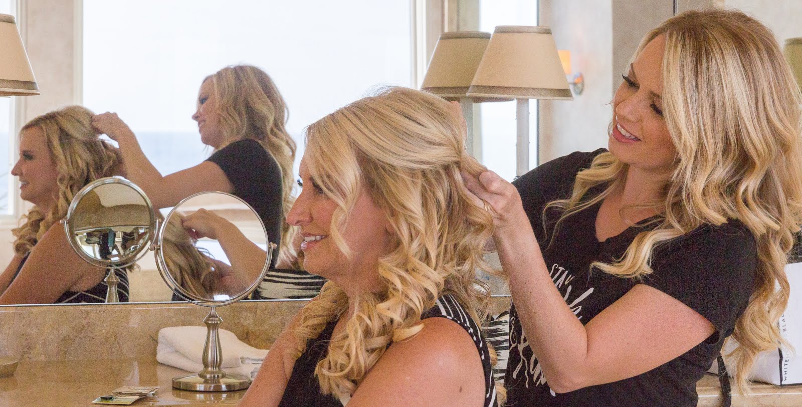 Ashley S Bliss Salon Video Tutorial Loose Curls For Short Hair