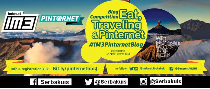 Indosat Eat, Traveling and Pinternet Blog Competition Indosat Eat, Traveling and Pinternet Blog Competition
