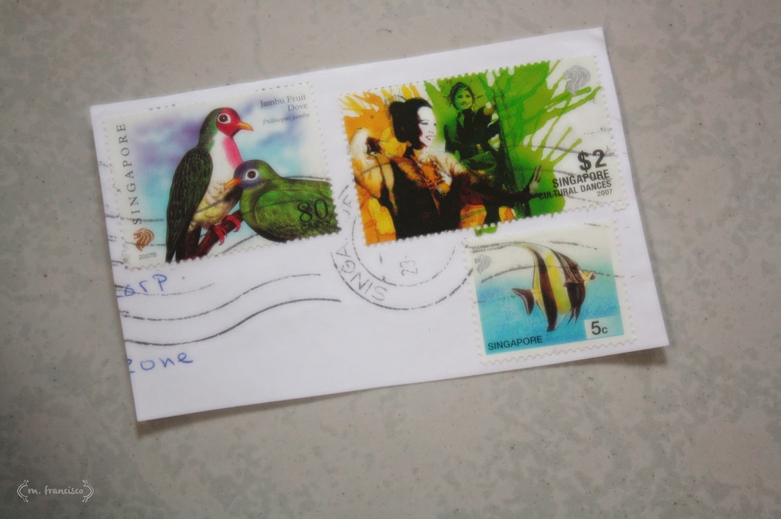 blogging micah How to Remove stamps from its envelope