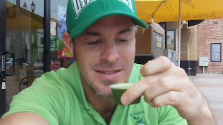 Sean Donovan loves wheatgrass juice