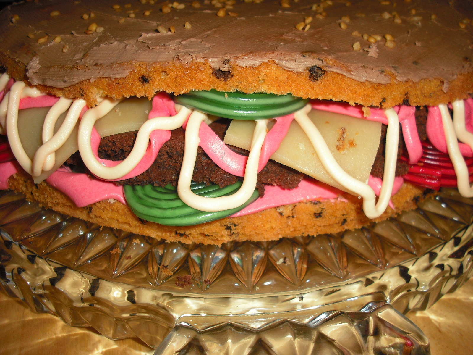 moppeline123 Rezept Hamburger Kuchen Geburtstagstorte