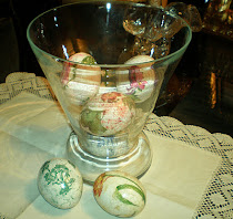 Huevos decorados con Decoupage