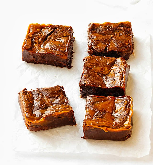 mbakes Caramel Fudge Brownies With Sea Salt Chocolate