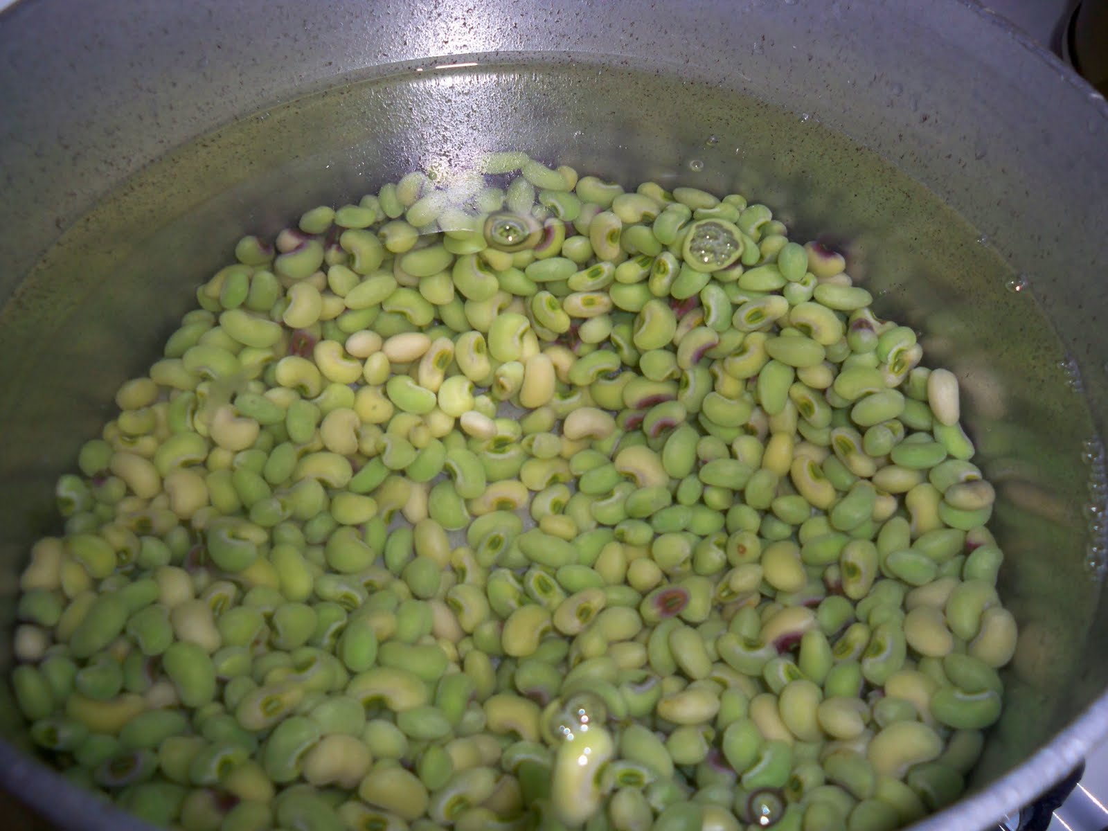 Gramma's in the kitchen Purple Hull Peas