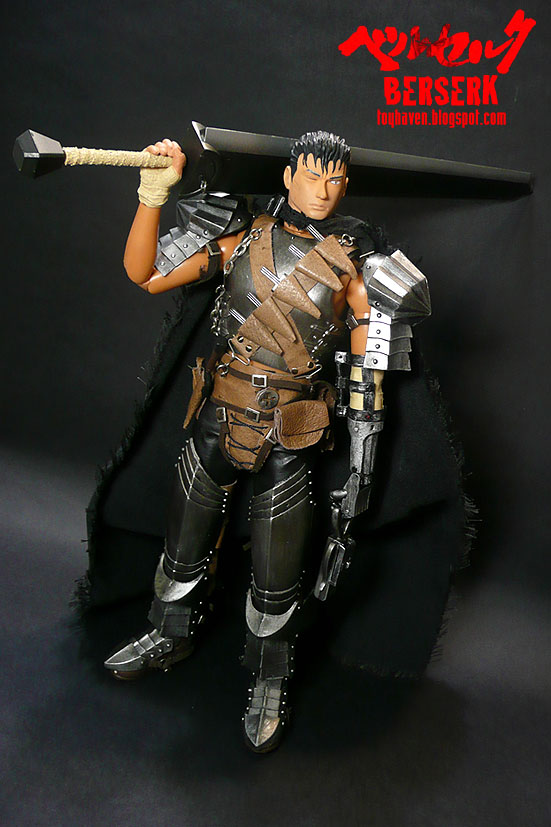 toyhaven: Dragon Berserk 1/6 Guts Black Swordsman 12-inch Figure