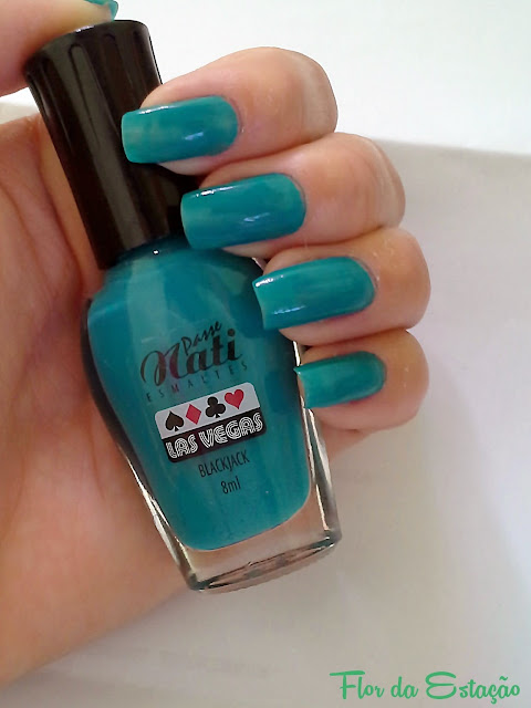 Passe Nati Esmaltes - Coleção Las Vegas: BlackJack 