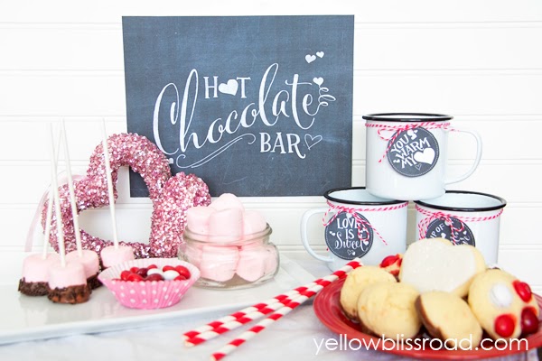 http://www.yellowblissroad.com/hot-chocolate-bar-for-valentines-day-with-free-printables/