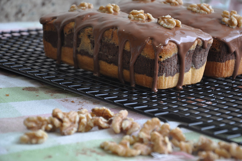 Ximena Llosa Chef Cake de vainilla, chocolate y nueces