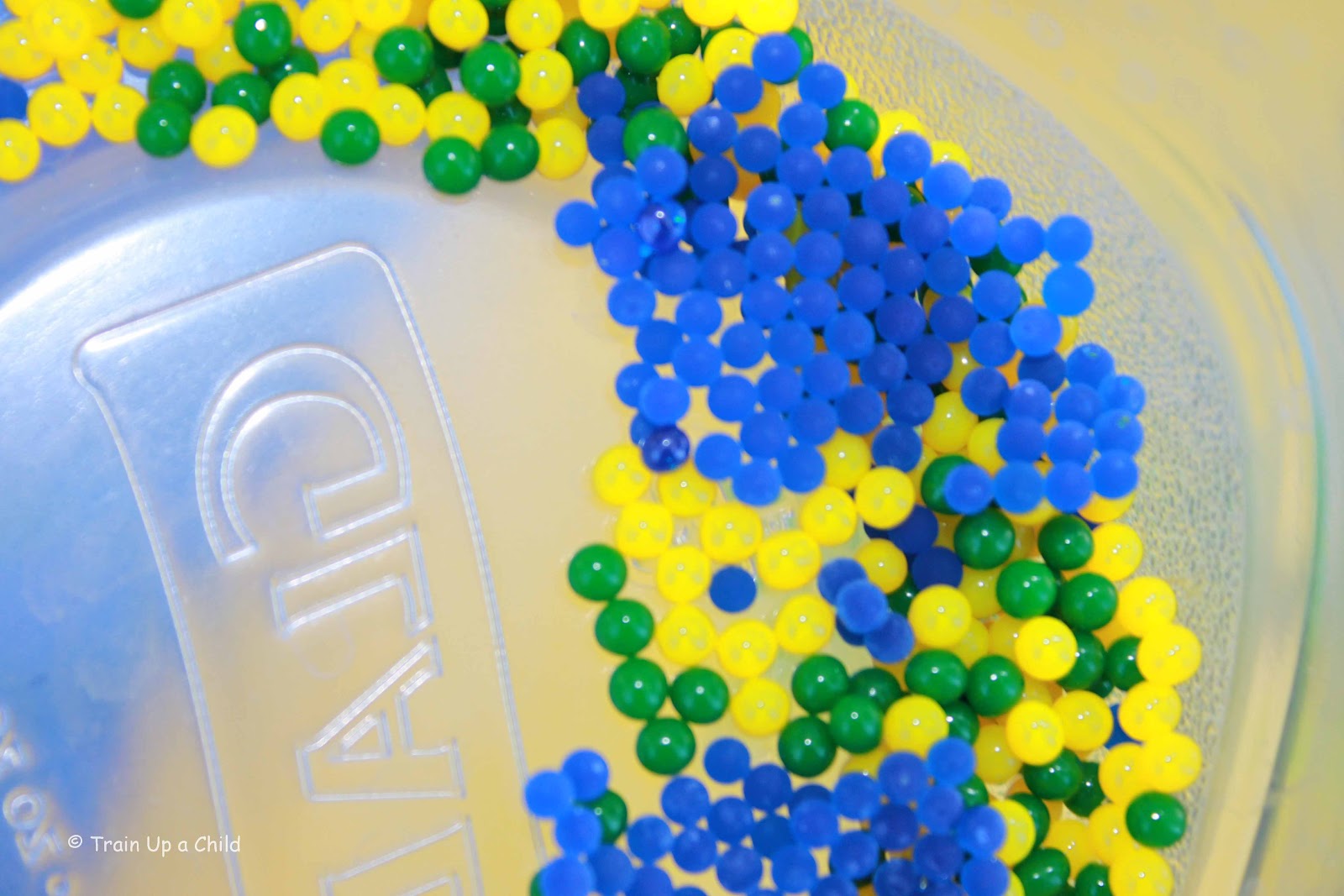 Water Beads in the Play Pool Learn Play Imagine