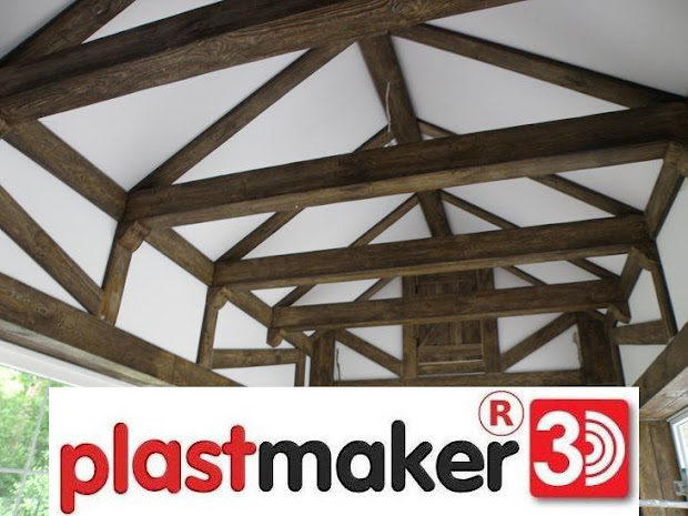 imitacje drewna pruski mur dekory deski elewacyjne plastmaker belki rustykalne NA WYMIAR  3D