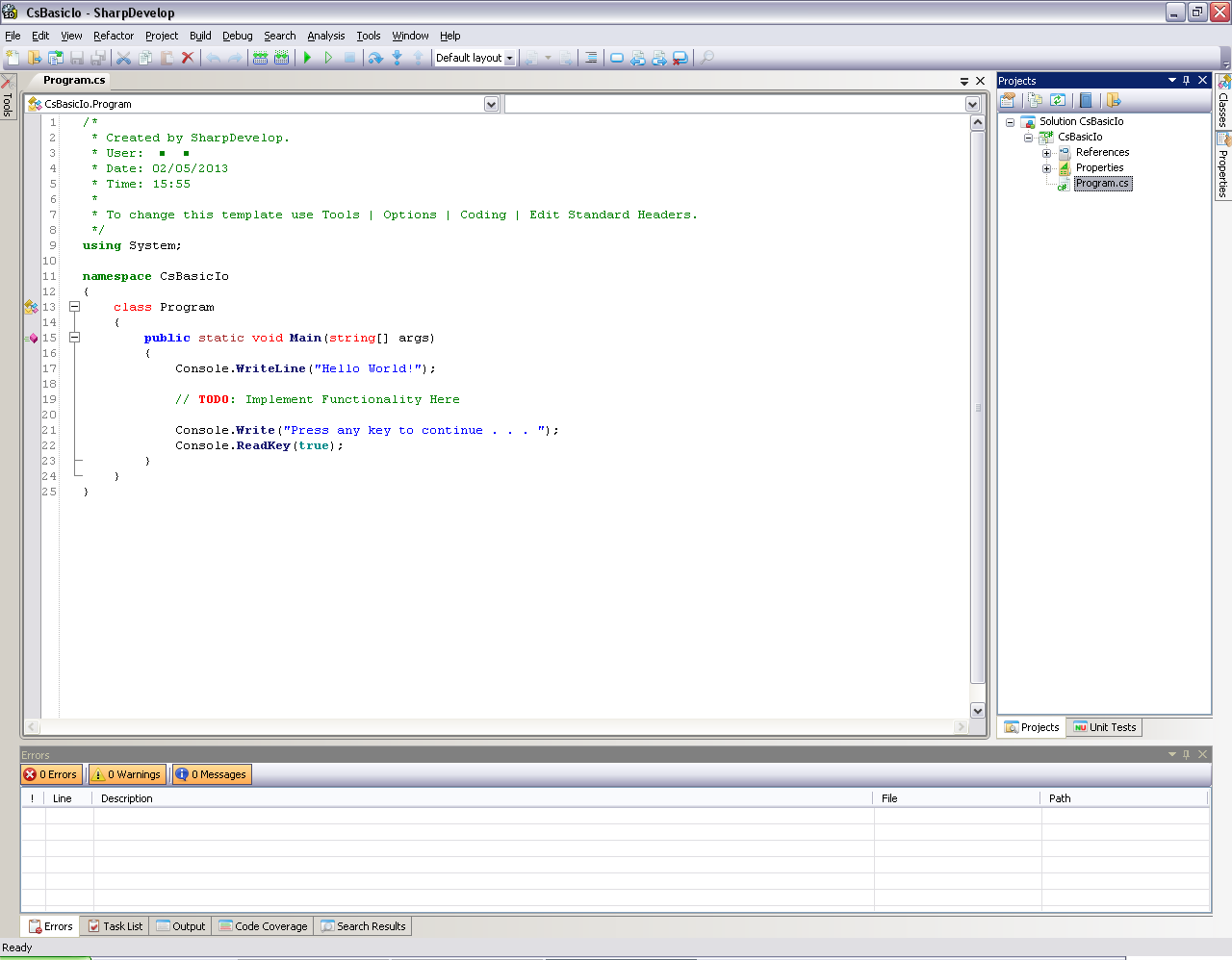 How To Run A Console Program In C# Color