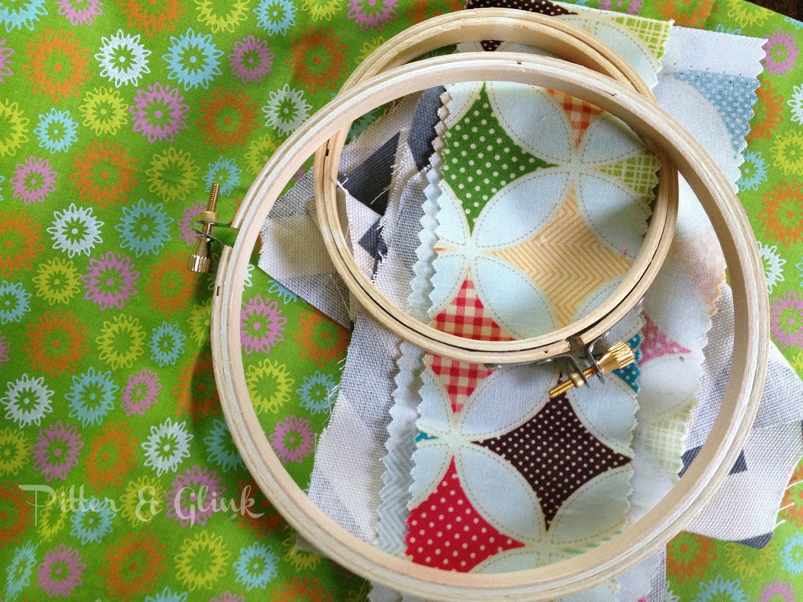 PitterAndGlink {Embroidery Hoop Art}