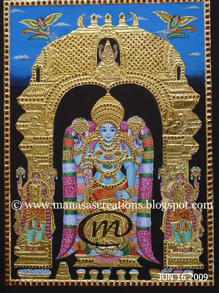 Manasa's Creations - Tanjore Paintings & Murals : Vishnu Murthy ...