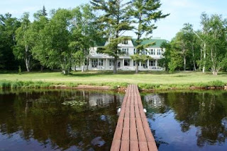 Birch Lodge Viewed from Lake