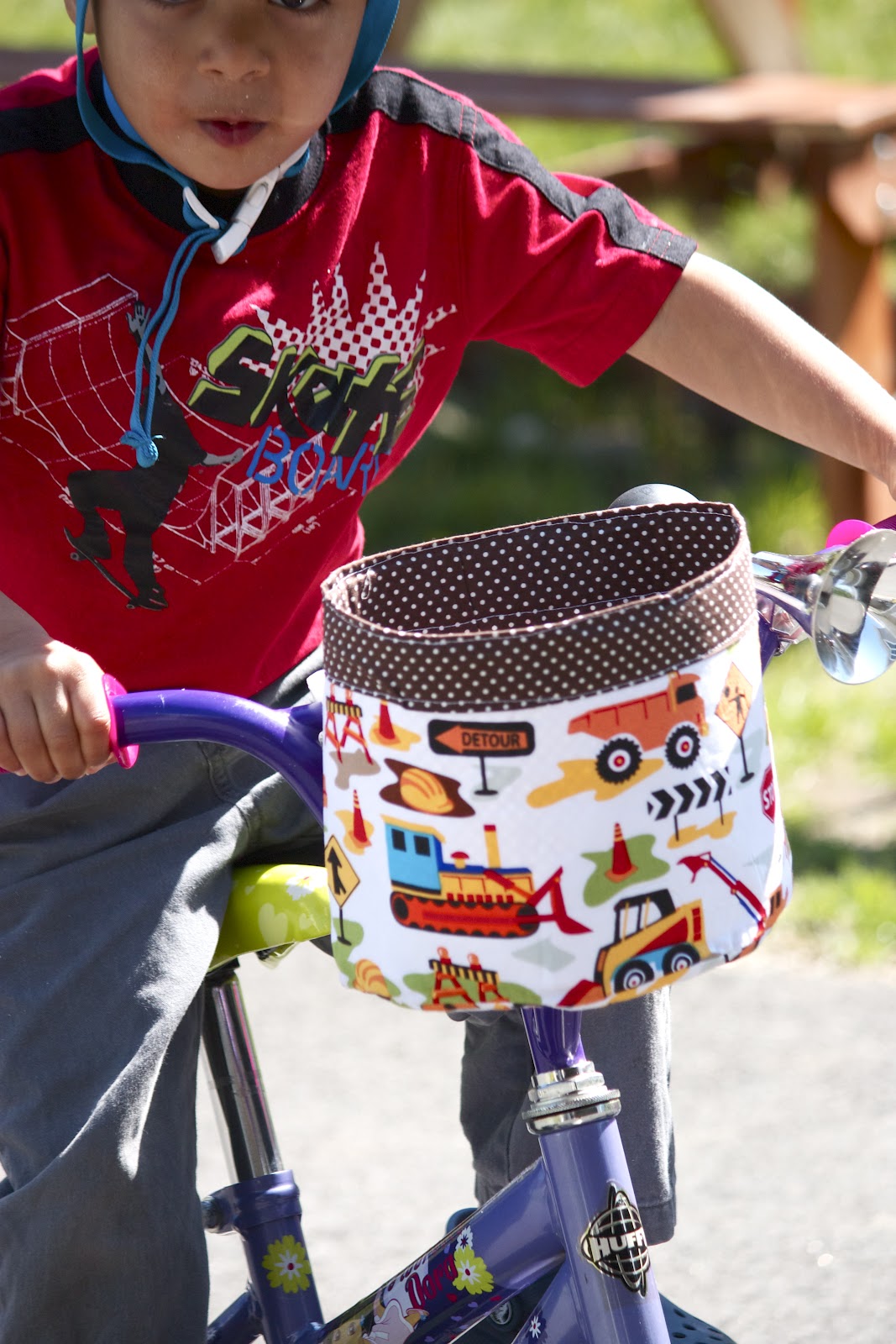 Zaaberry Bike Bucket for a Boy