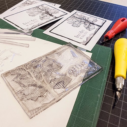 this is just to say Tian Gan's Art Blog Rubber Stamp Carving