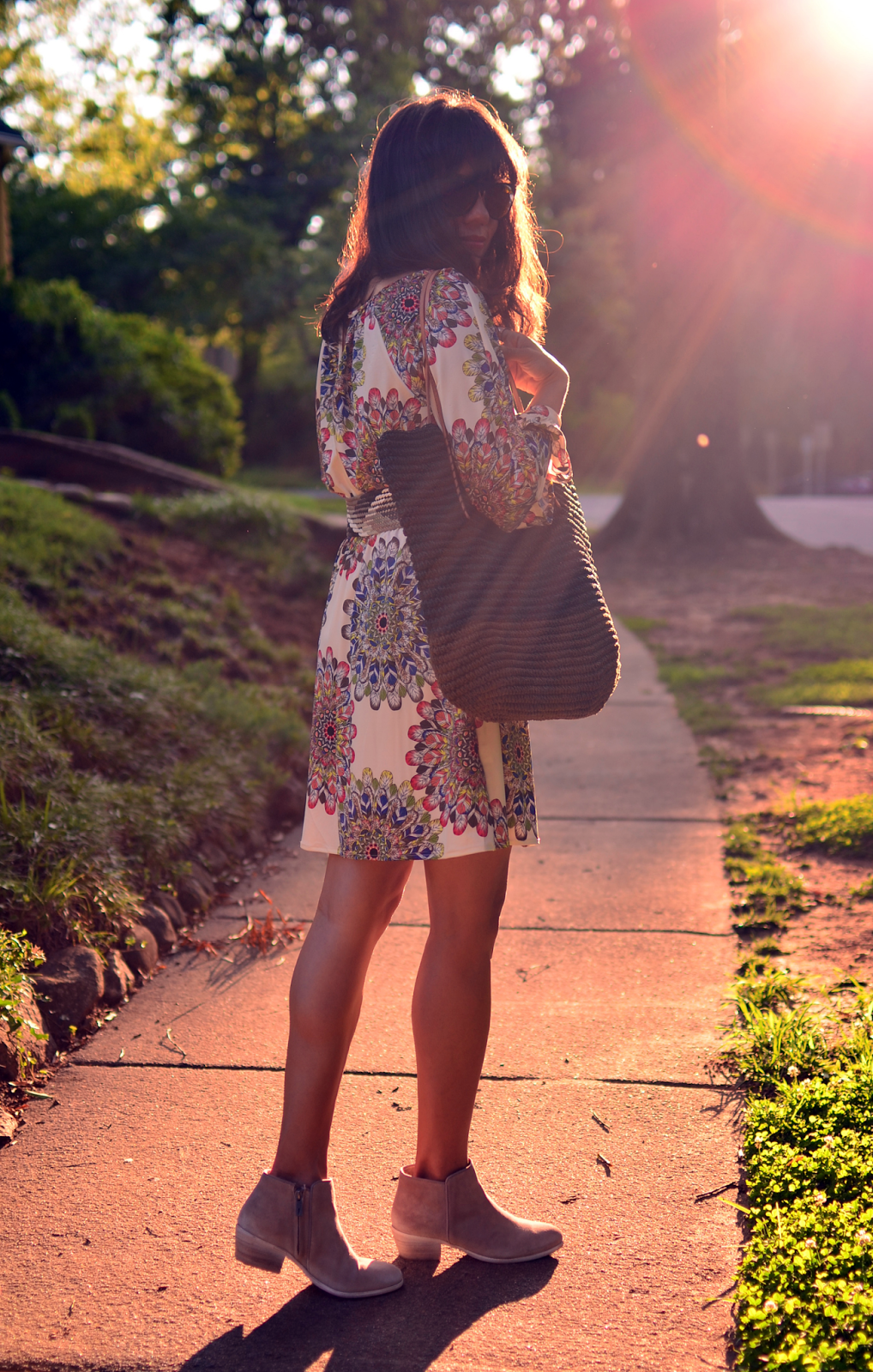 Printed Dress Two Ways | MY SMALL WARDROBE