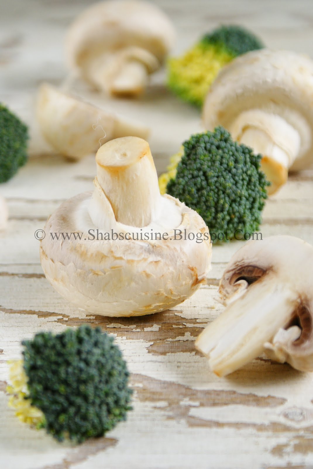 Shab's Cuisine: Creamy Broccoli and Mushroom Soup