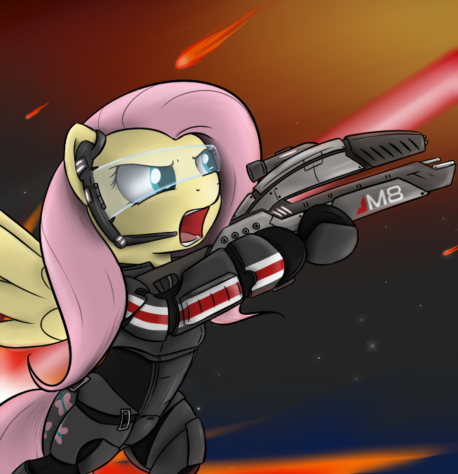 Funny pictures, videos and other media thread! - Page 11 147087+-+artist+theparagon+fluttershy+m-8_avenger+mass_effect+n7_armor