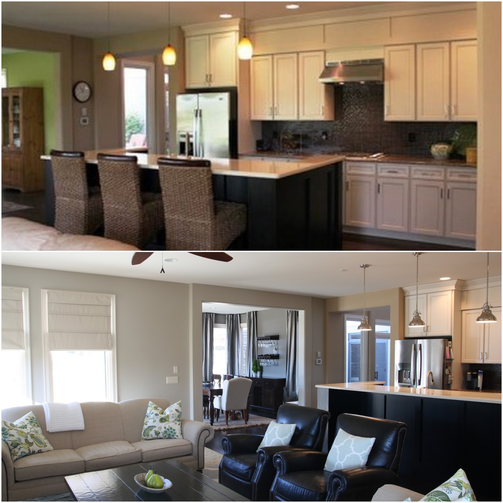 Living Room and Kitchen Paint: Complete! - Life On Virginia Street