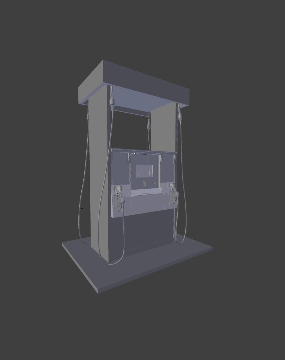 Shane's 3D Blender Models A realistic gas pump