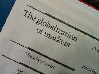 levitt globalisation
