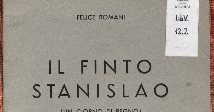 MusicaProgetto “Un giorno di regno” (Il finto Stanislao) la trama