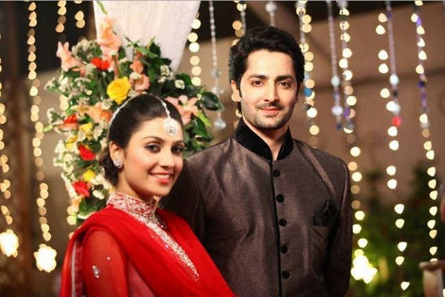 Fashion Designer Wedding Pictures 2015 Ayeza Khan Getting
