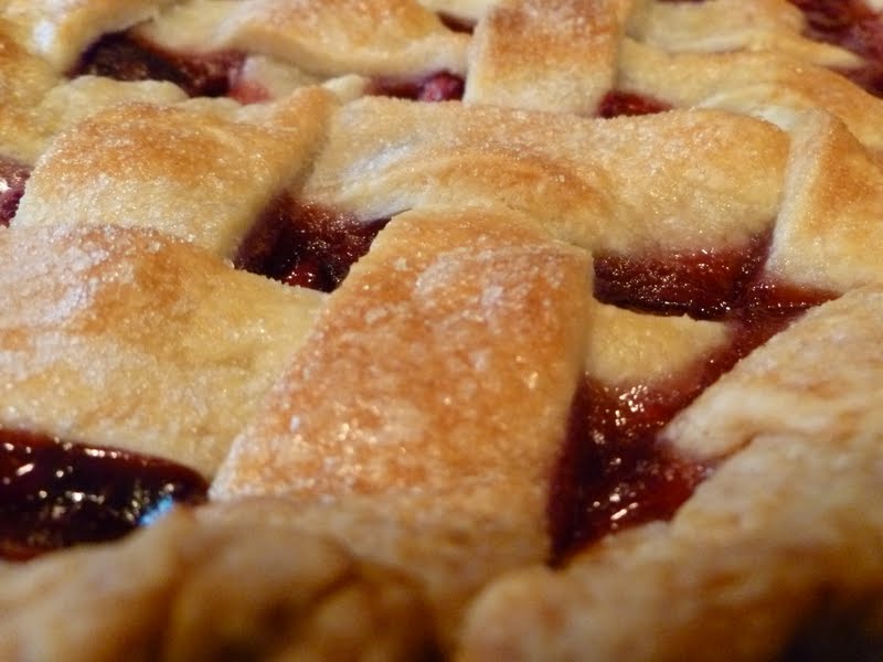 Only From Scratch Classic Sour Cherry Pie with Lattice Crust