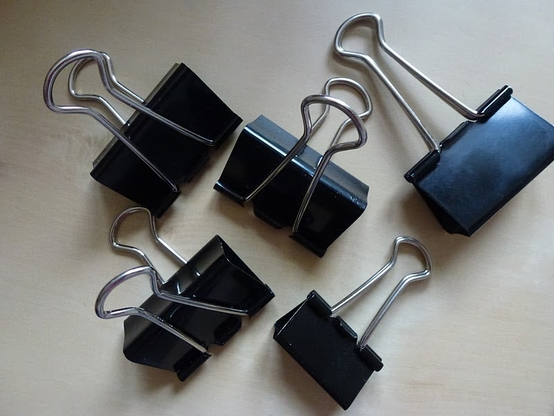 Crafty ThINKer Binder Clip Photo/Card Holders!