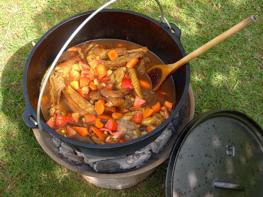 Cottage Life on Pilgrim's Farm Coal Pot Cooking