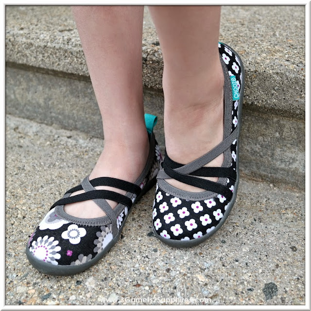 Fun Mismatched Chooze Shoes Girls Flats  |  www.3Garnets2Sapphires.com