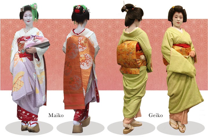 Fakta Geisha : Kimono Maiko dan Geiko