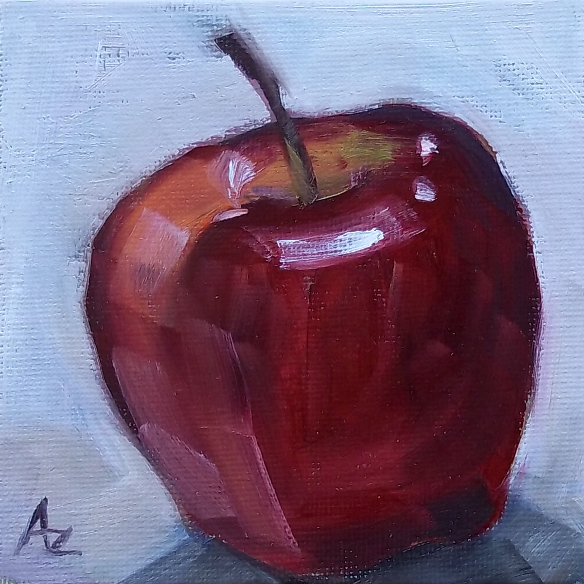 Azra's Painting a Day A Gift Freely Given and A Small Apple Painting