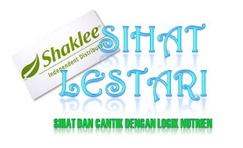 Saya Adalah pengedar Shaklee yang sah. Klik untuk info lebih lanjut