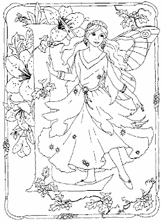 Disegni da colorare di fate