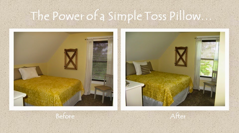 Susan Snyder THE POWER OF A SIMPLE TOSS PILLOW
