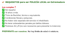👮🏻‍♂️ Requisitos Policía Local