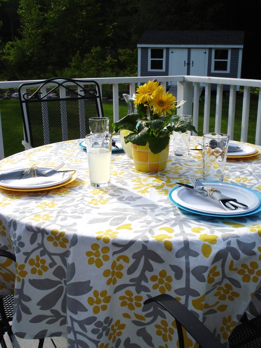 Heart Maine Home A "new" patio set, and a Memorial Day BBQ